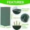 3 Pcs Floral Foam Bricks ,Mini Florist Flower Foam Green Blocks Supplies for Fresh and Artificial Flower Arrangements Crafts DIY